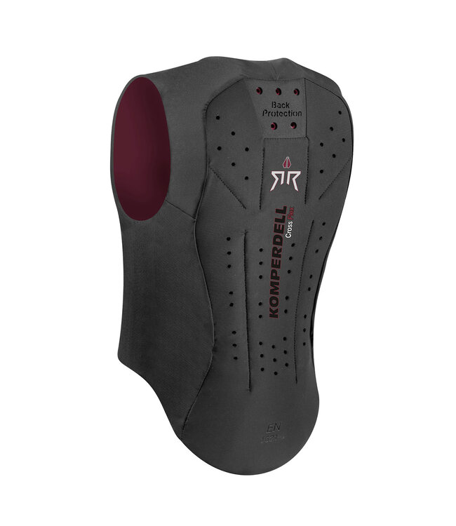KOMPERDELL "CHAMPION" KIDS BACK PROTECTOR - Black/Fuscia