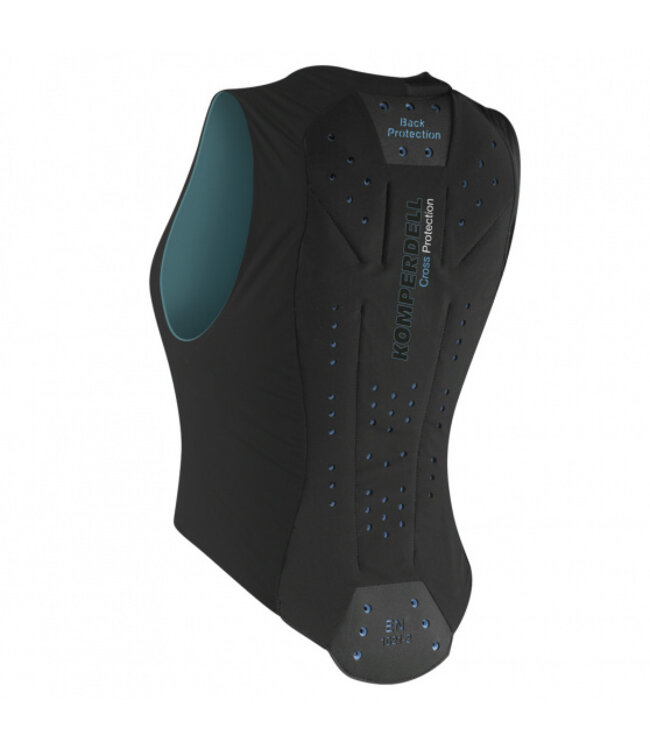 KOMPERDELL "FLEXFIT" LADY'S BACK PROTECTOR - Black/Blue