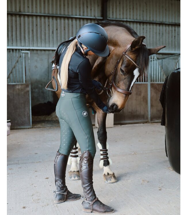 SANDSTORM EVERYDAY COMFORT RIDING LEGGINGS - Hunter Green