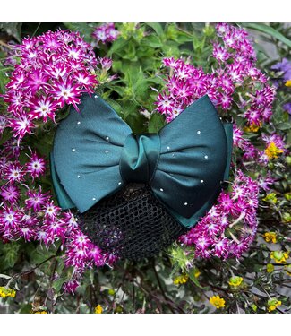 DRESSAGE HAIRNET with BOW - Green