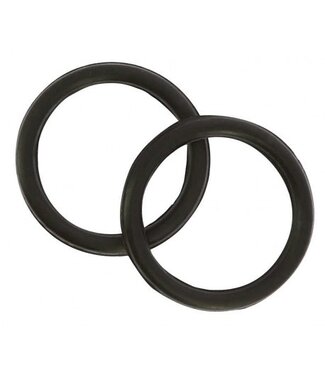 Norton NORTON RUBBER PEACOCK RINGS - Black