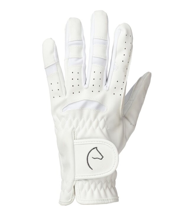 EQUITHEME GRIP GLOVES  WHITE XL