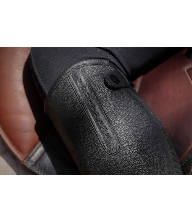 EQUITHÈME SOFT LEATHER HALF CHAPS - Black Long