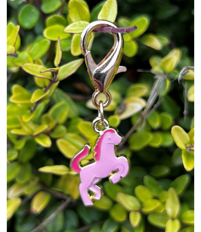 PONY BRIDLE CHARM - Pink