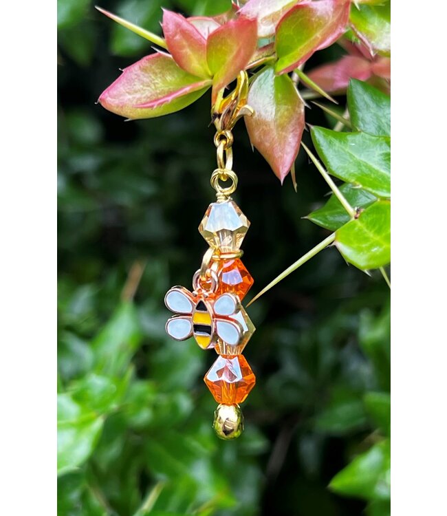 BUMBLE BEE BRIDLE CHARM