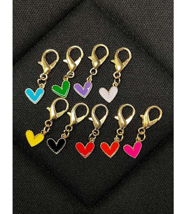 LOVE HEART BRIDLE CHARM