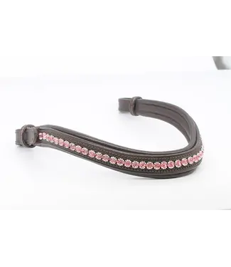 Mackey MACKEY SPARKLE BROWBAND Brown - Baby Pink