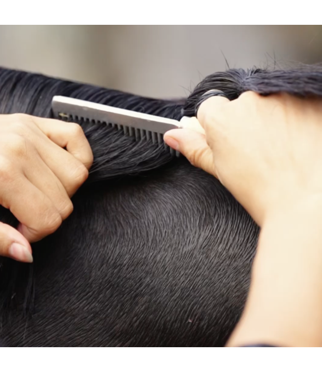 GLAS EQUINE WOODEN MANE PULLING COMB