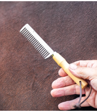 Glas Equine GLAS EQUINE WOODEN MANE PULLING COMB