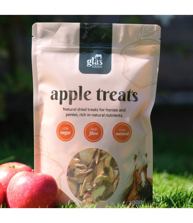 GLAS EQUINE APPLE TREATS - 300g