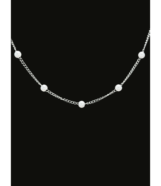 PEARL NECKLACE - Silver/Gold