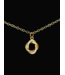 GEOMETRIC PETAL PENDANT - Gold