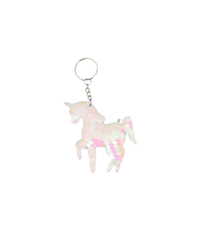 SPARKLY UNICORN KEYRING