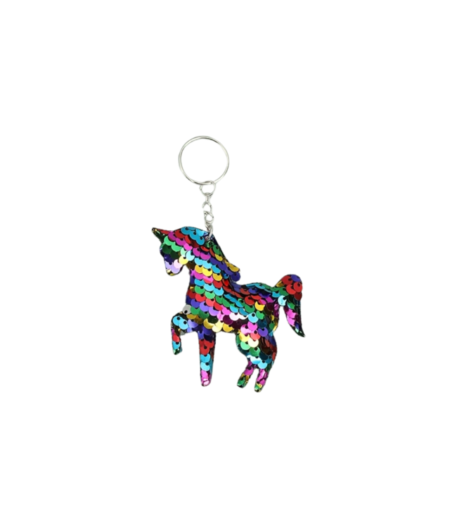 SPARKLY UNICORN KEYRING