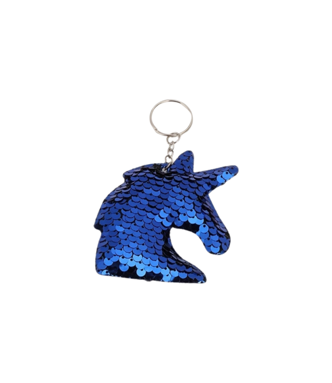 SEQUINED UNICORN KEYRING