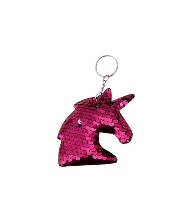 SEQUINED UNICORN KEYRING