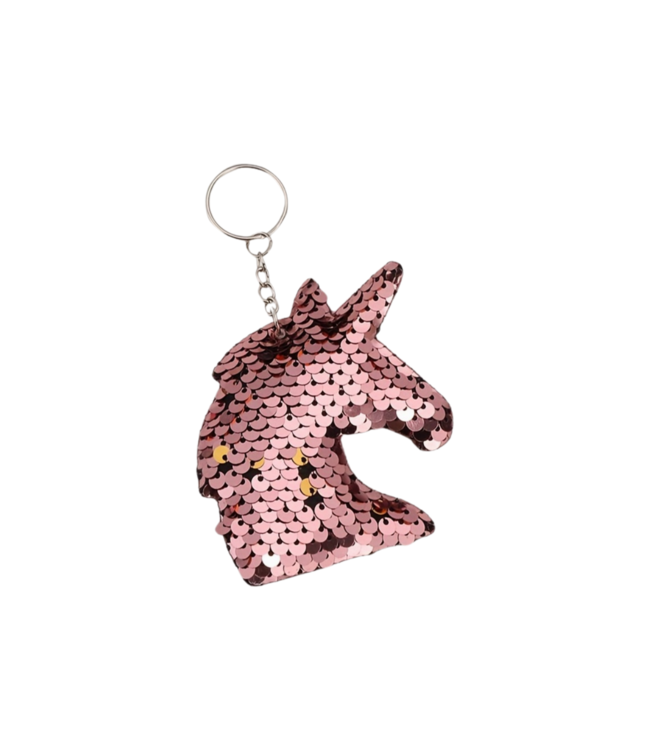 SEQUINED UNICORN KEYRING