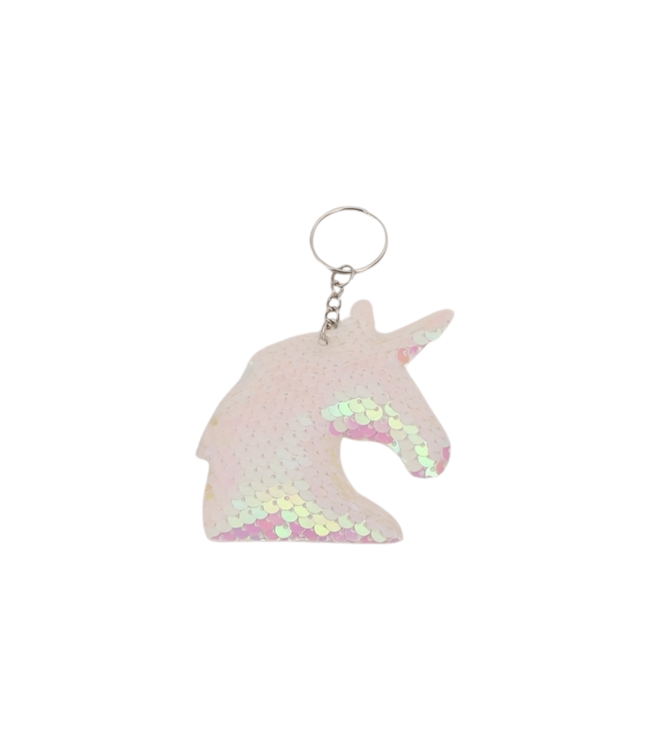 SEQUINED UNICORN KEYRING