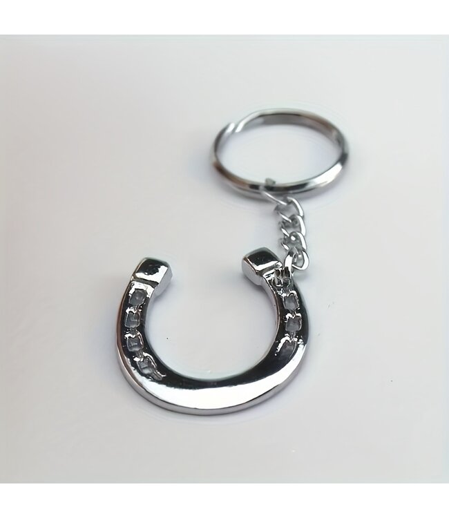HORSESHOE KEYRING - Silver