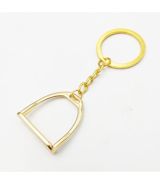 STIRRUP KEYRING - Gold