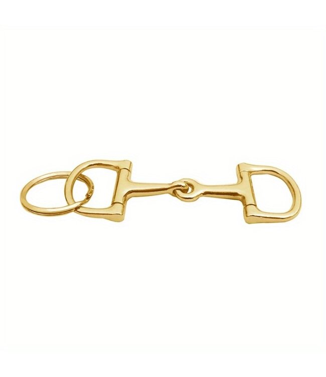 HORSE BIT KEYRING - Gold