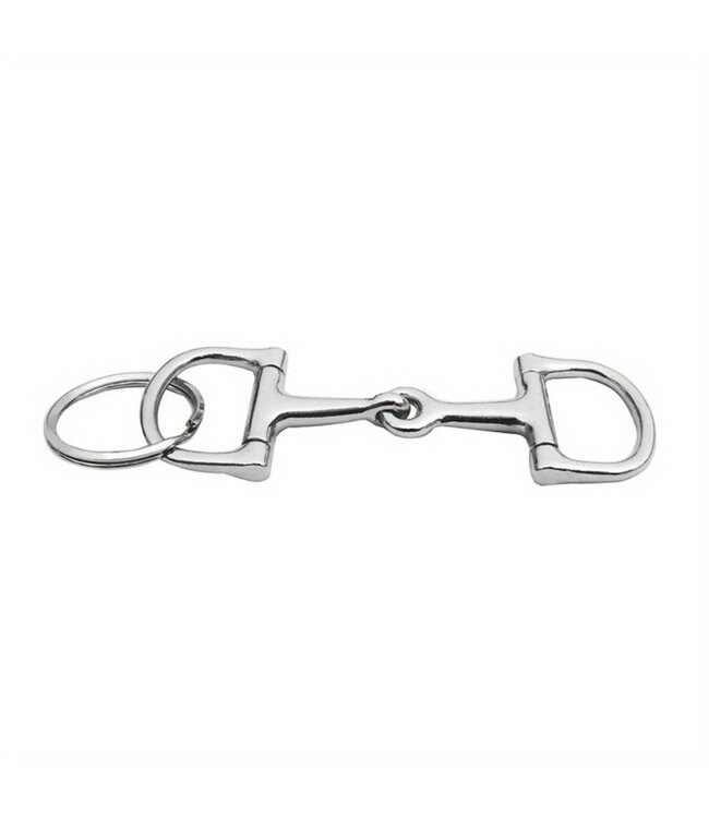 HORSE BIT KEYRING - Silver