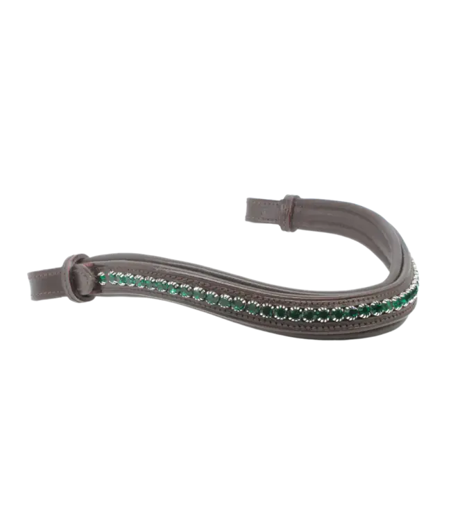 MACKEY SPARKLE BROWBAND Brown - Emerald