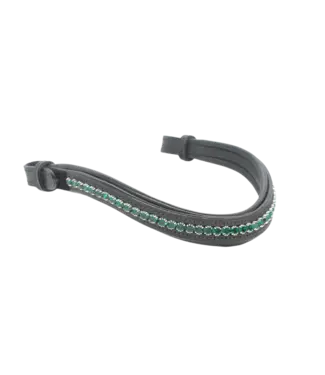 Mackey MACKEY SPARKLE BROWBAND Black - Emerald