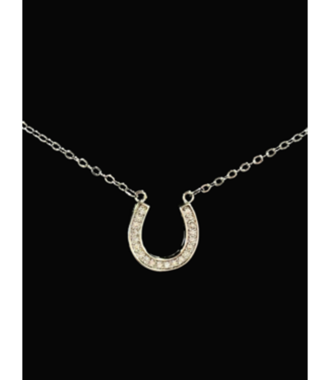 HORSESHOE NECKLACE - Silver