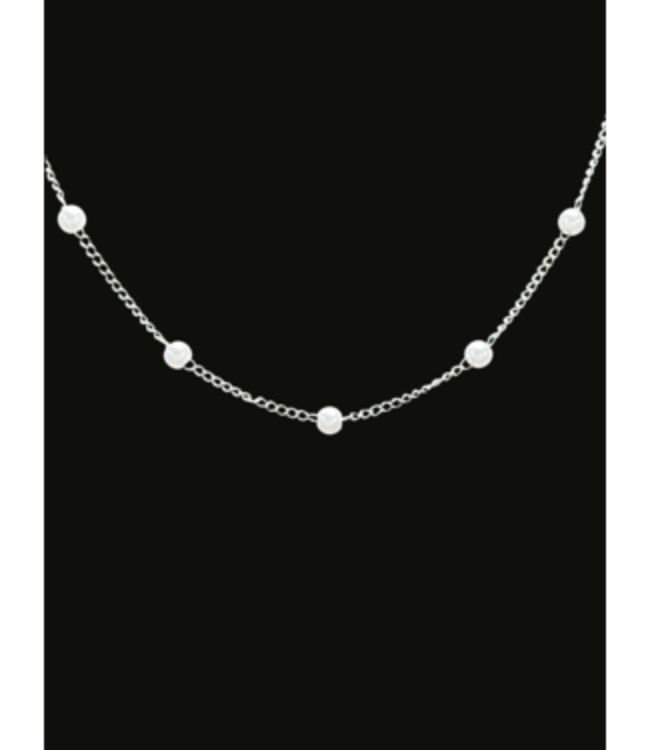 PEARL NECKLACE - Silver/Gold