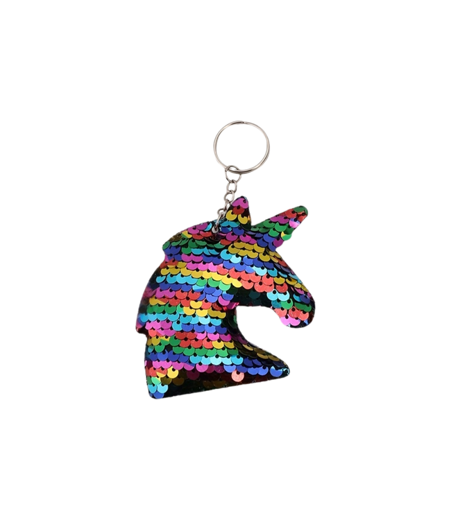 SEQUINED UNICORN KEYRING