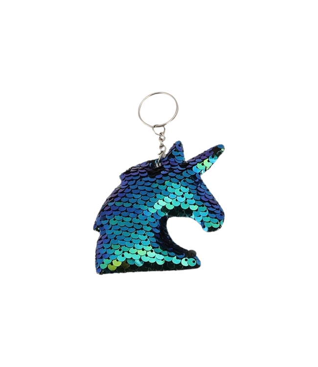 SEQUINED UNICORN KEYRING