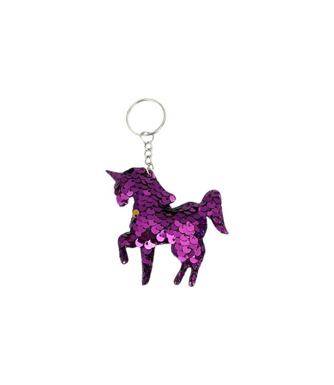 SPARKLY UNICORN KEYRING