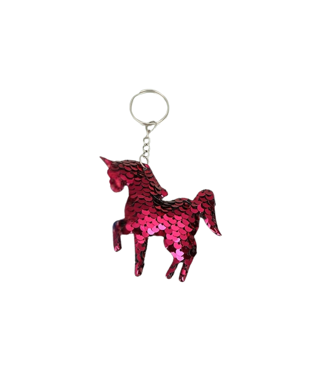 SPARKLY UNICORN KEYRING