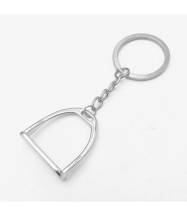 STIRRUP KEYRING - Silver