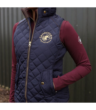 Sandstorm Equestrian SANDSTORM TAILORED QUILTED GILET - Navy