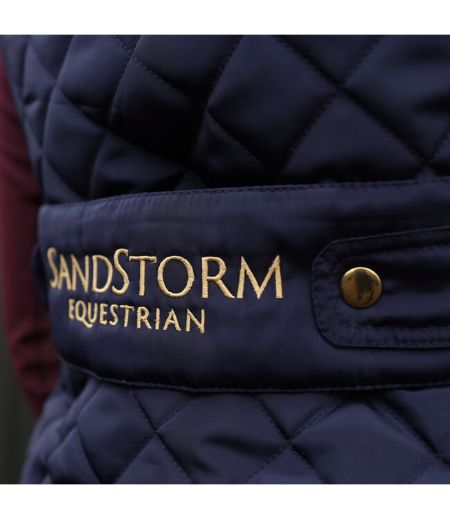 SANDSTORM TAILORED QUILTED GILET - Navy