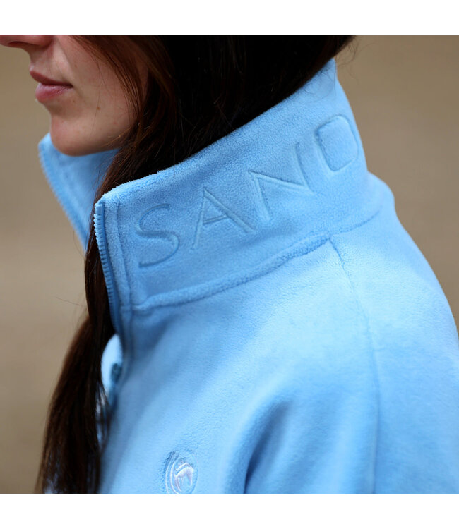 SANDSTORM LUXE HALF ZIP FLEECE - Endless Sky Blue