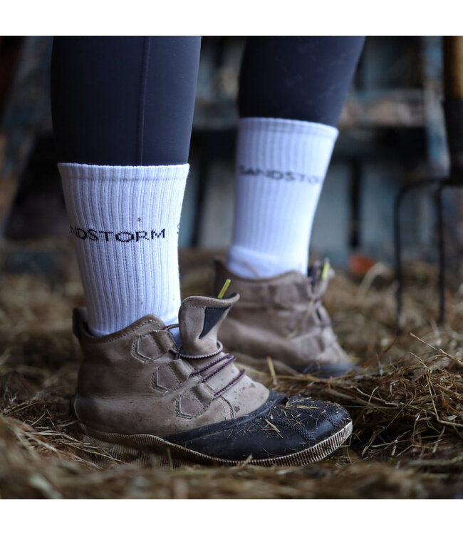 SANDSTORM CREW SOCKS - White