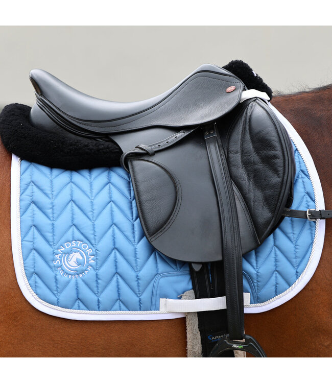 SANDSTORM COTTON SADDLE PAD GP - Endless Sky Blue
