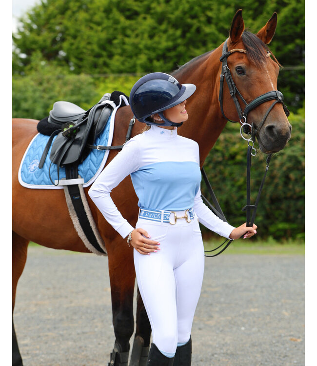 SANDSTORM COTTON SADDLE PAD GP - Endless Sky Blue