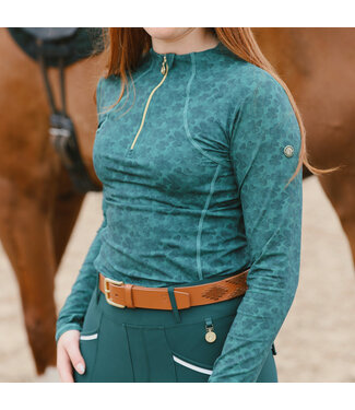 Sandstorm Equestrian SANDSTORM PERFORMANCE STYLE BASE LAYER - Shamrock