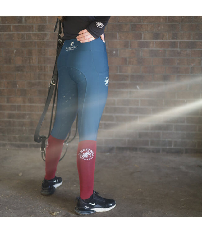 SANDSTORM EVERYDAY COMFORT RIDING LEGGINGS - Peacock