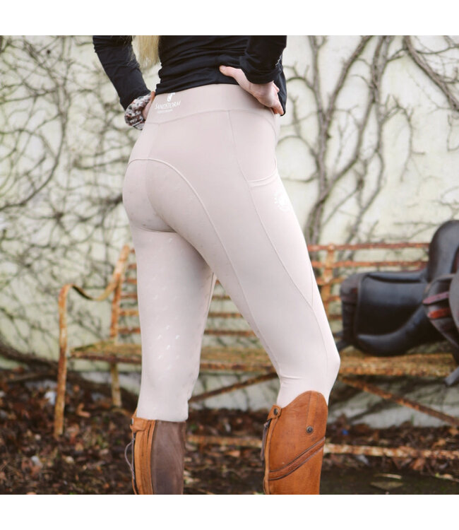 SANDSTORM EVERYDAY COMFORT RIDING LEGGINGS - Beige