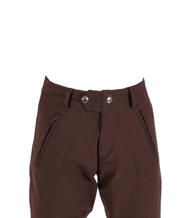 BREEZE UP 3/4 LENGTH EXERCISE BREECHES - Chocolate/Black