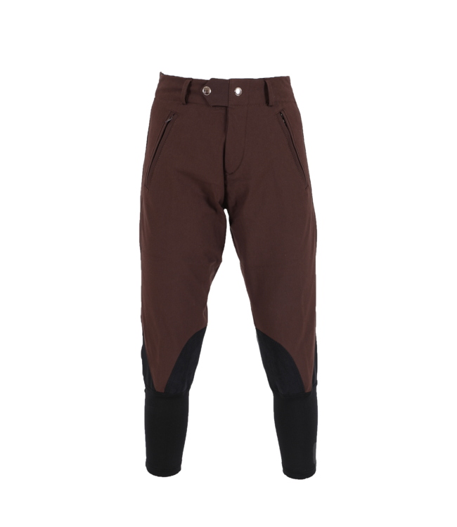 BREEZE UP 3/4 LENGTH EXERCISE BREECHES - Chocolate/Black