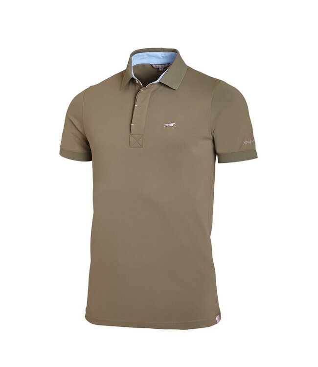 SCHOCKEMOHLE ''MARVIN'' MENS SS POLO - Olive