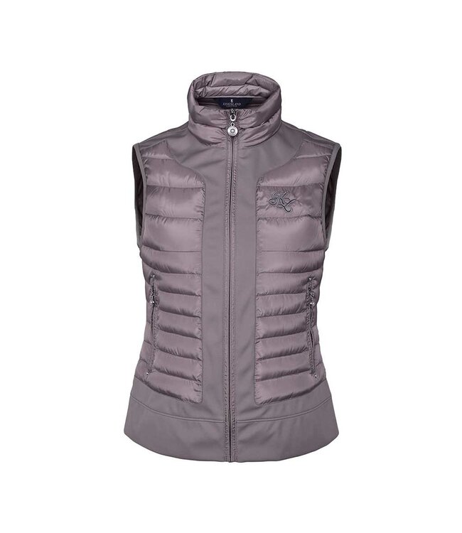 KL 'JULIET' LADIES INSULATED BODY WARMER - Beige Rock Ridge