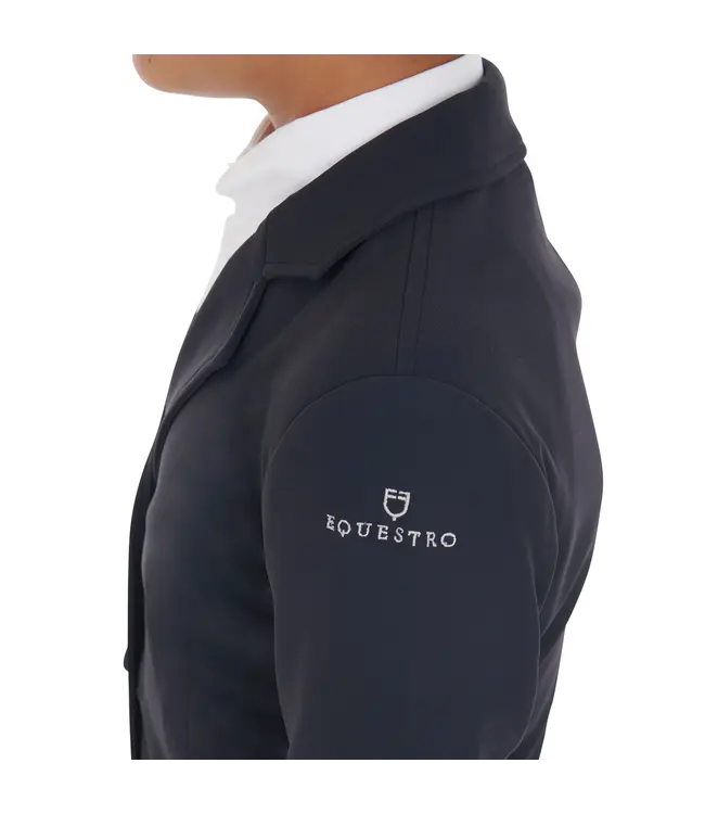 EQUESTRO 'REVERSE' JUNIOR COMPETITION JACKET - Navy