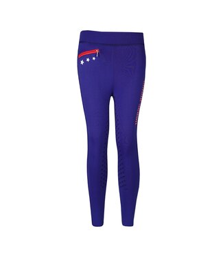 Horka HORKA 'NINA' JUNIOR RIDING TIGHTS SILICON SEAT - Royal Blue